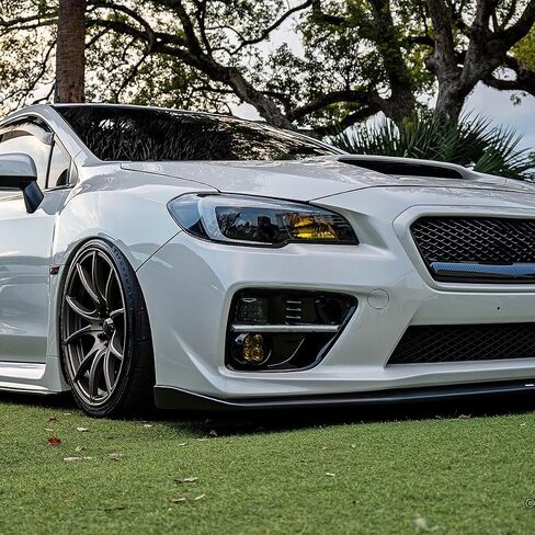 SPEC-D TUNING Black Sequential LED Bumper Lights Compatible with 2015-2021 Subaru Impreza WRX/STI, L+R Pair Assembly in Saudi Arabia