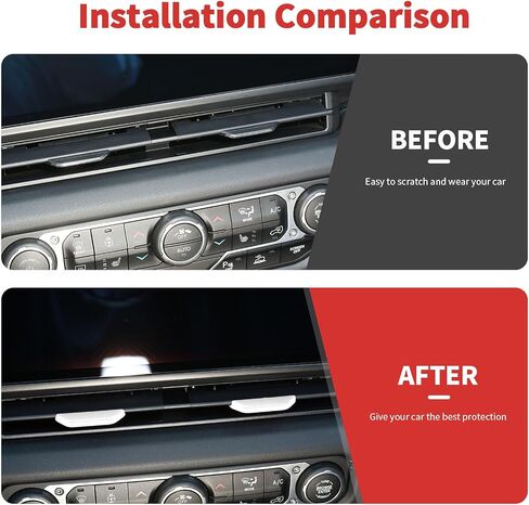 Center Console Air Vent Switch Cover Interior Accessories Compatible with 2024-2025+ Jeep Wrangler JL JLU & Gladiator JT(Red) in Saudi Arabia