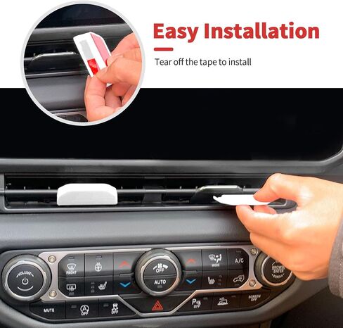 Center Console Air Vent Switch Cover Interior Accessories Compatible with 2024-2025+ Jeep Wrangler JL JLU & Gladiator JT(Red) in Saudi Arabia