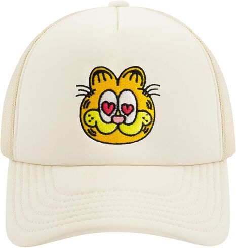 Garfield Trucker Hat, Adult Baseball Cap with Curved Brim, One Size in Saudi Arabia