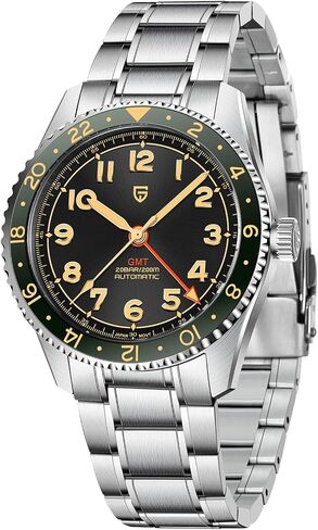 Pagani Design Watches for Men Automatic Mechanical GMT Watch Japan NH34 Movement Stainless Steel 40mm Waterproof Diver Business Men's Wrist Watches in Saudi Arabia