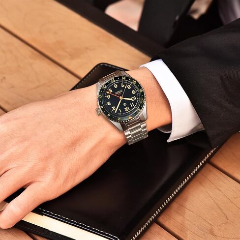 Pagani Design Watches for Men Automatic Mechanical GMT Watch Japan NH34 Movement Stainless Steel 40mm Waterproof Diver Business Men's Wrist Watches in Saudi Arabia