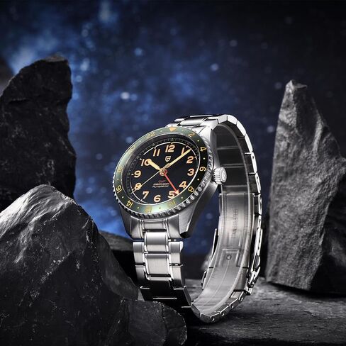 Pagani Design Watches for Men Automatic Mechanical GMT Watch Japan NH34 Movement Stainless Steel 40mm Waterproof Diver Business Men's Wrist Watches in Saudi Arabia