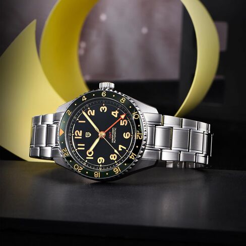 Pagani Design Watches for Men Automatic Mechanical GMT Watch Japan NH34 Movement Stainless Steel 40mm Waterproof Diver Business Men's Wrist Watches in Saudi Arabia