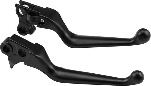 رافعة الفرامل + رافعة القابض لأدوات التحكم اليدوية Harley Sportster XL 1996-2003، Dyna/Touring 1996-2007، Softail 1996-2007 و2011-2014 (كروم) in Saudi Arabia