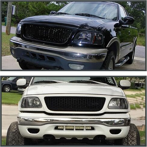 SPEC-D TUNING Black Headlights + Corner Lights Compatible with 1997-2003 Ford F-150/97-02 Expedition Head Lights Lamps Assembly L+R Pair in Saudi Arabia