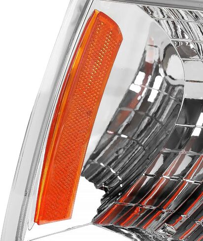 SPEC-D TUNING Black Headlights + Corner Lights Compatible with 1997-2003 Ford F-150/97-02 Expedition Head Lights Lamps Assembly L+R Pair in Kuwait