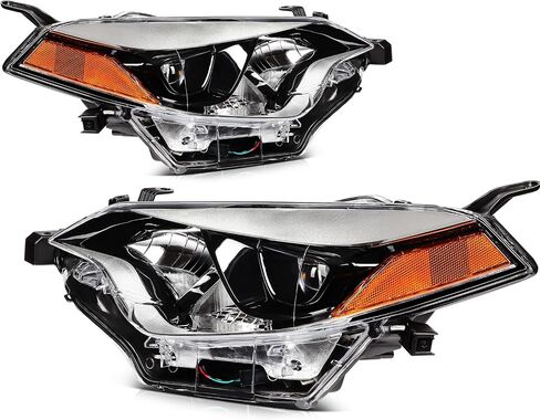 ECCPP Headlight Assembly Set Fit 2014-2016 for Toyota Corolla Base/CE/C/LE Eco/LE/L/S Plus/S/Special Edition Sedan 4-Door Pair Headlamps OE:TO2502216 in Saudi Arabia