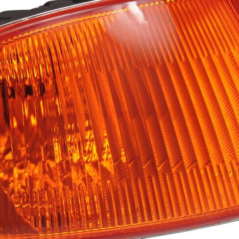 SPEC-D TUNING Black Headlights + Amber Corner Lights Compatible with 1992-1995 Honda Civic 2/3Dr EG Coupe Hatchback L+R Pair Head Light Lamp Assembly in Saudi Arabia