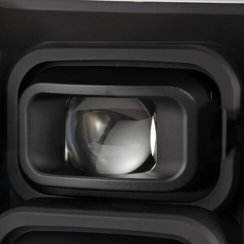 AKKON - Fits 2007-2014 GMC Yukon XL 1500 2500 [LED C-Tube DRL] Projector Black Headlights Headlamp Pair Driver+Passenger in Saudi Arabia