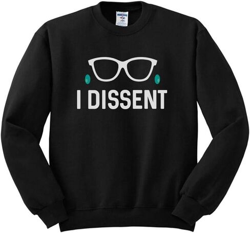 سويت شيرت TeesAndTankYou I Dissent RBG للجنسين in Saudi Arabia