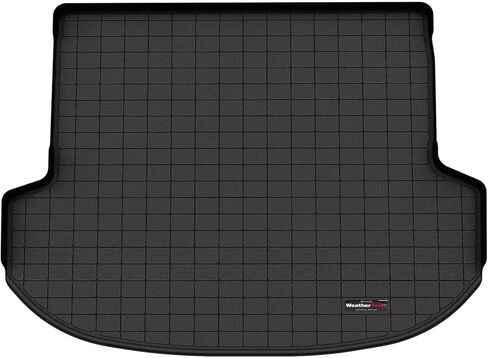 WeatherTech Cargo Trunk Liner for Hyundai Santa Fe, Santa Fe Hybrid, Santa Fe Plug-in Hybrid - Behind 2nd Row (401415) Black in Saudi Arabia