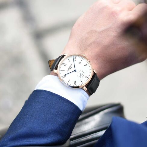 Carnival Automatic Mechanical Men Watch Simple Dial White in Saudi Arabia