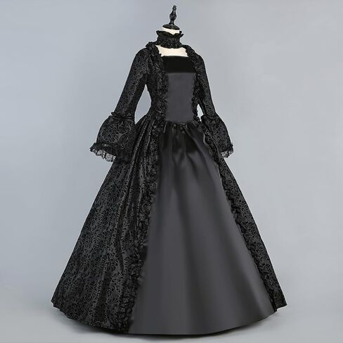 فستان فيكتوري بنمط روكوكو من القرن الثامن عشر للنساء زي عصر النهضة ملابس تنكرية في الفترة التاريخية in Kuwait