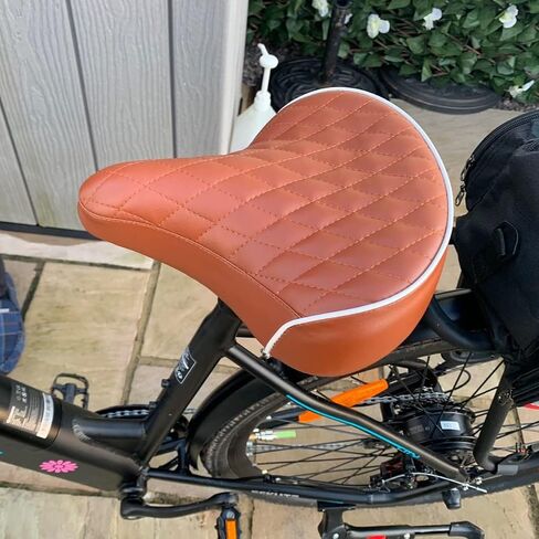 Extra Wide Comfortable Beach Cruiser Bike Seat with Suspension,Ideal Bike Seats for Tall and Burly Figure People,Electra Bike Seat Replacement for Strong Men and Beautiful Women. in Kuwait