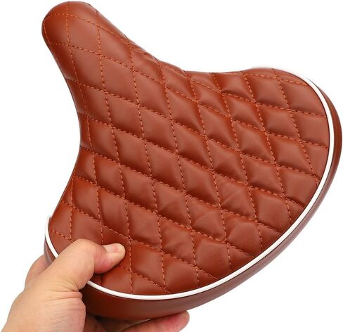Extra Wide Comfortable Beach Cruiser Bike Seat with Suspension,Ideal Bike Seats for Tall and Burly Figure People,Electra Bike Seat Replacement for Strong Men and Beautiful Women. in Kuwait