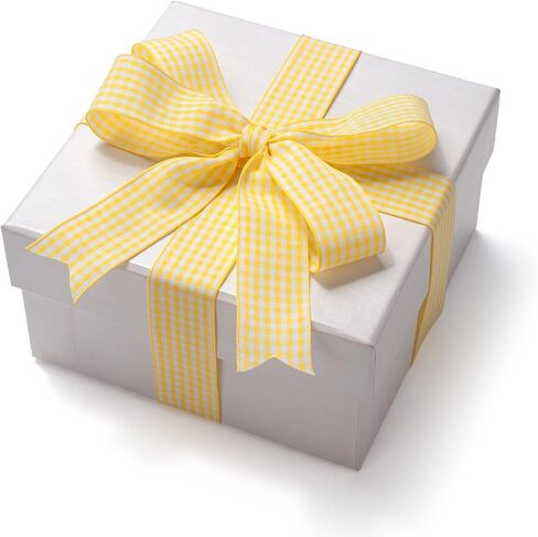 Gingham Ribbon Checkered Ribbon, Red and White Taffeta Plaid Ribbon 1 Inch x 25 Yards, Red Check Wide Ribbon for Gift Wrapping, Picnic, DIY Crafts, Wreath, Wedding, Home Decor in Kuwait