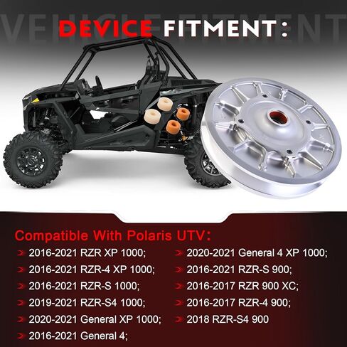 قابض مدفوع ثانوي لطرازات 2016-2022 Polaris RZR 1000 XP & S، 2016-2023 General 1000 & XP 1000، محامل ثنائية الاتجاه، استبدال #1323298 1323403 1323241 1323068 in Kuwait