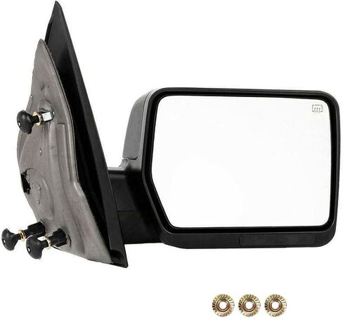مرآة سحب جانبية للطاقة للجانب الأيمن (جانب الركاب) RH لـ 2004 2005 2006 2007 2008 Ford F150 مرآة الرؤية الخلفية اليدوية قابلة للطي يدويًا ساخنة in Saudi Arabia