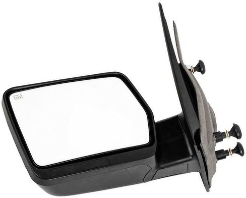مرآة سحب جانبية للطاقة للجانب الأيمن (جانب الركاب) RH لـ 2004 2005 2006 2007 2008 Ford F150 مرآة الرؤية الخلفية اليدوية قابلة للطي يدويًا ساخنة in Kuwait