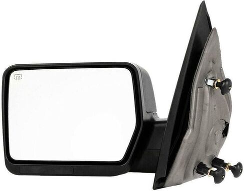 مرآة سحب جانبية للطاقة للجانب الأيمن (جانب الركاب) RH لـ 2004 2005 2006 2007 2008 Ford F150 مرآة الرؤية الخلفية اليدوية قابلة للطي يدويًا ساخنة in Kuwait