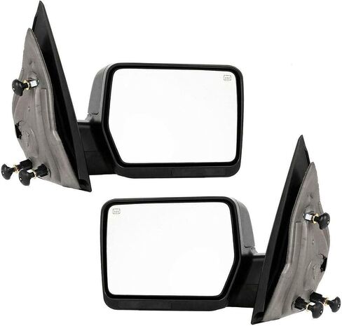 مرآة سحب جانبية للطاقة للجانب الأيمن (جانب الركاب) RH لـ 2004 2005 2006 2007 2008 Ford F150 مرآة الرؤية الخلفية اليدوية قابلة للطي يدويًا ساخنة in Kuwait