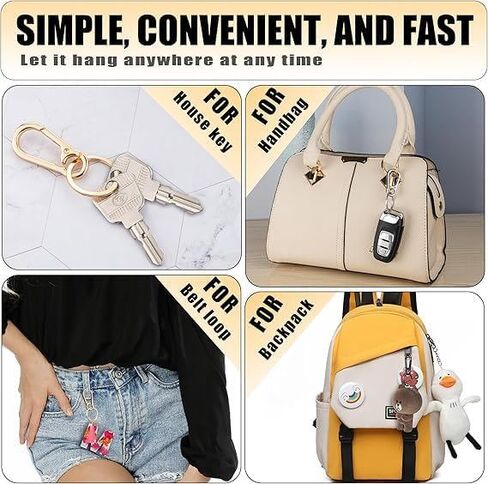 1 Pack Metal Keychains Keyring Key Chain Ring Clip Holder Organizer for Home Car Keys Key Finder Women Men in Saudi Arabia