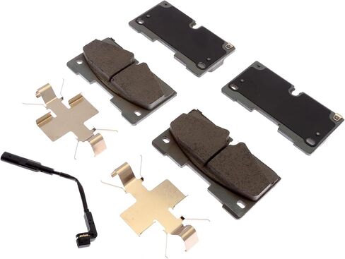 ACDelco Silver 14D2173CH Ceramic Front Disc Brake Pad Set with Springs and Wear Sensor in Saudi Arabia