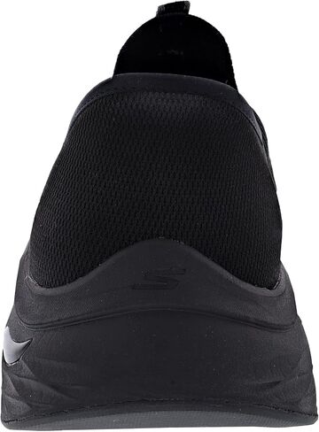 حذاء Skechers الرجالي سهل الارتداء: Max Cushioning Arch Fit - حذاء مشي فورتيوس، أسود/أسود، 10 4E in Kuwait