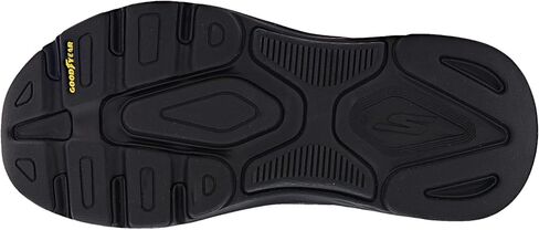 حذاء Skechers الرجالي سهل الارتداء: Max Cushioning Arch Fit - حذاء مشي فورتيوس، أسود/أسود، 10 4E in Kuwait
