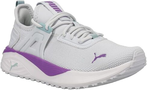 حذاء رياضي للجري للسيدات من PUMA Pacer 23 - رمادي، أرجواني - مقاس 7.5 M in Kuwait