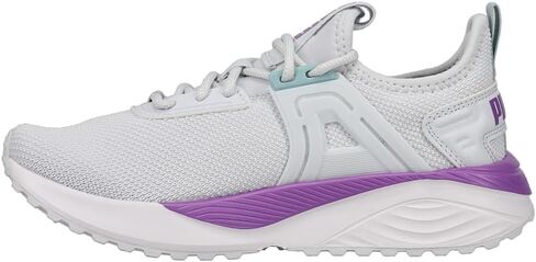 حذاء رياضي للجري للسيدات من PUMA Pacer 23 - رمادي، أرجواني - مقاس 7.5 M in Kuwait