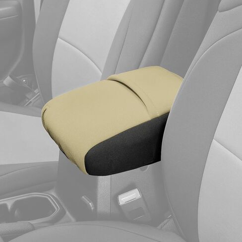غطاء وحدة التحكم المركزية من النيوبرين Diver Down - يناسب Jeep 2018-2023 Wrangler JL & Gladiator JT - غطاء وحدة التحكم Jeep - لا يحرق مرفقك - مقاس محكم مخصص - وسادة مسند ذراع إسفنجية مريحة (أسود) in Kuwait