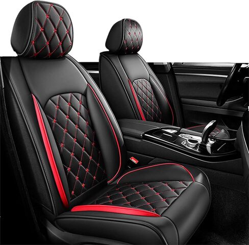 غطاء مقعد السيارة مصنوع من جلد البولي يوريثان مناسب خصيصًا لسيارة Mitsubishi Outlander/Outlander Sport 2011-2023 2024 واقيات وسادة المقعد المصنوعة من الجلد الصناعي المقاومة للماء والقابلة للتنفس (مجموعة كاملة من 5 مقاعد، أسود) in Kuwait