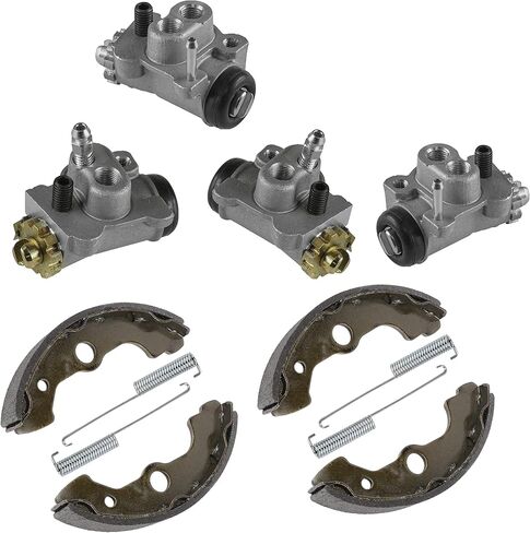 Caltric Front Left/Right Brake Cylinder and Shoe Compatible with Honda Fourtrax 300 TRX300FW 4x4 1988 1989 1990-2000 in Saudi Arabia
