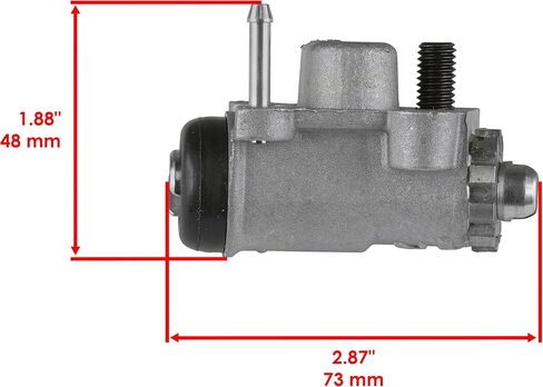 Caltric Front Left/Right Brake Cylinder and Shoe Compatible with Honda Fourtrax 300 TRX300FW 4x4 1988 1989 1990-2000 in Saudi Arabia