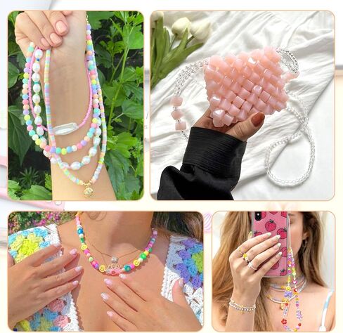 FIVEIZERO 15 Pieces Beading Needles Set - 3 Types: Big Eye, Collapsible Twisted, Long Straight Beading Needles, Jewelry Making Tools for Seed Beads, DIY Crafts, Necklaces, Bracelets in Kuwait