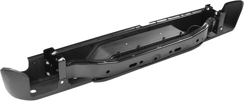 Rear Step Bumper Assembly Replacement For Nissan Frontier 2005-2021 With Park Assist Sensor Holes Black Steel Back Bumper Replace NI1103126, 850229BF1E-PFM in Saudi Arabia