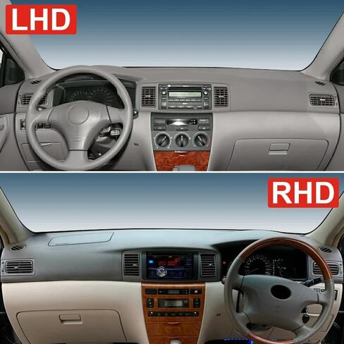 Car Dashboard Cover Sun Shade Avoid Light Mat Pad Dashboard Grip Mat Instrument Panel Carpe for Toyota Corolla E120 E130 2000 2001 2002 2003 2004 2005 2006 in Saudi Arabia