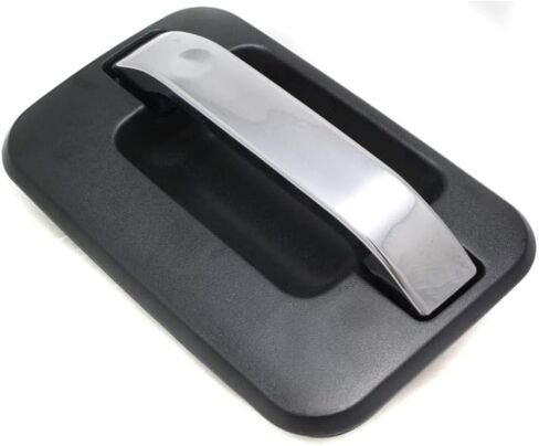 KarParts360 لسيارة Ford F-150 2004-2014 مقبض الباب الخارجي أمامي، جانب الراكب إطار أسود مع رافعة من الكروم | تقليم: جميع النماذج الفرعية in Kuwait