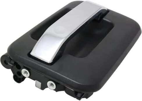 KarParts360 لسيارة Ford F-150 2004-2014 مقبض الباب الخارجي أمامي، جانب الراكب إطار أسود مع رافعة من الكروم | تقليم: جميع النماذج الفرعية in Kuwait