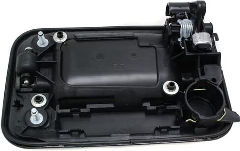 KarParts360 لسيارة Ford F-150 2004-2014 مقبض الباب الخارجي أمامي، جانب الراكب إطار أسود مع رافعة من الكروم | تقليم: جميع النماذج الفرعية in Kuwait