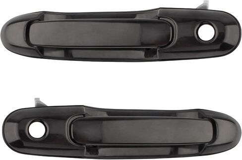 BOXI Set of 7 Exterior Interior Front Rear Left Right Side+Tailgate Door Handles fit for Toyota Sienna Black+Beige 80850 80357 80359 80533 80504 79600 in Saudi Arabia