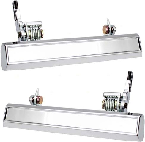 Brock Replacement for Pair Set Outside Exterior Front Chrome Door Handles Replacment for 70-81 GM Various Models 3060797 9827570 in Saudi Arabia