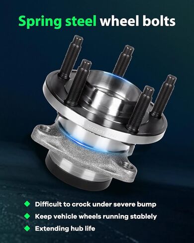 SCITOO Wheel Hub Wheel Bearing Assembly Rear 512334 fit for Ford EDGE 2007-2008 for Lincoln MKX 2007-2008 5 Lugs Wheel Hub Bearing Assemblies W/ABS 1pc Wheel Hub Bearings in Saudi Arabia