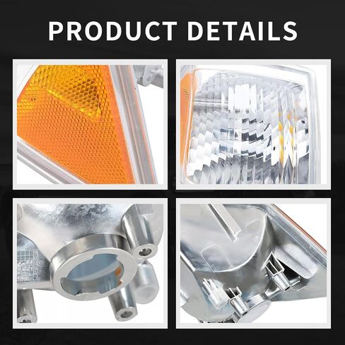 KARPAL Front Marker Signal Blinker Corner Parking Light Lamp Directional Compatible With 2007-2010 Jeep Compass CH2521144 CH2520144 Turn Pair Left + Right in Saudi Arabia