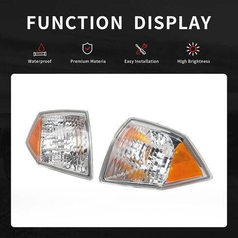 KARPAL Front Marker Signal Blinker Corner Parking Light Lamp Directional Compatible With 2007-2010 Jeep Compass CH2521144 CH2520144 Turn Pair Left + Right in Saudi Arabia