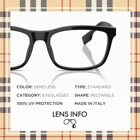 BURBERRY ELM BE2334 Rectangle Shape Acetate Eyeglasses with Luxury Eyewear Kit in Saudi Arabia