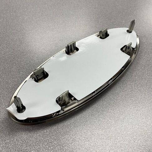 18-20 Ford F-150 Smoke Black Oval Grille & Tailgate Badges Without Front Camera in Saudi Arabia