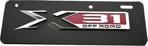 1PC X31 Off Road Emblem 3D Side Badge Sticker Replacement for 2019-2022 GMC Sierra GM (Chrome Red) in Saudi Arabia